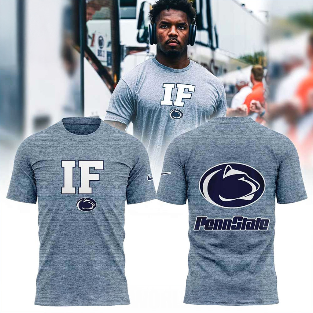 Penn State IF T-Shirt Fan Merch Christmas Gifts For Boyfriend-1