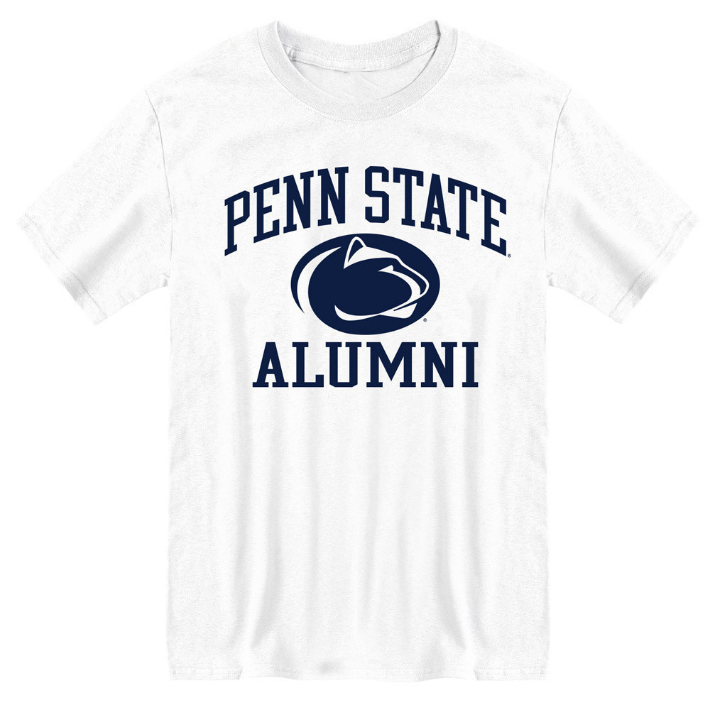 Penn State Nittany Lions White Alumni T-Shirt Gifts For Mom-1
