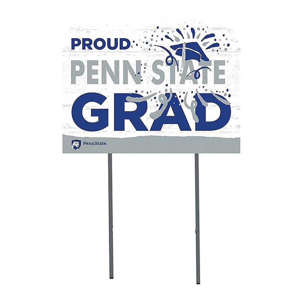 Penn State Proud Grad Graduation Yard Sign Lawn Decor-1