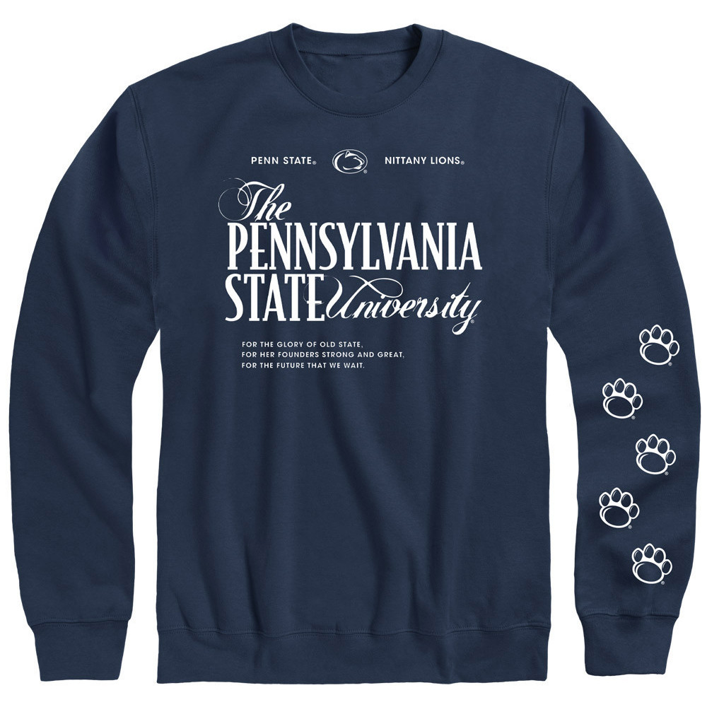 Penn State University Alma Mater Navy Sweatshirt Gifts For Him Her-1