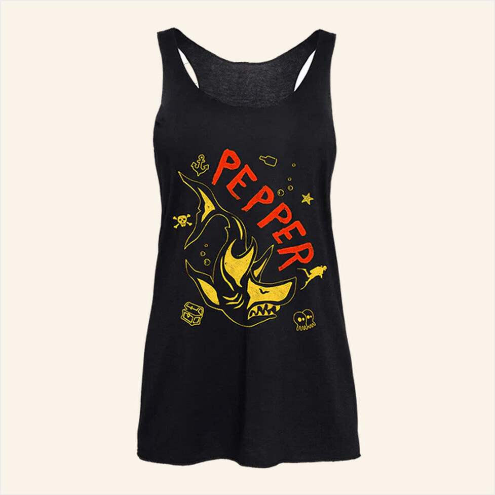 Pepperlive Merch Deep Sea Racerback Tank Gifts For Wife Birthday Gifts For BFF-1