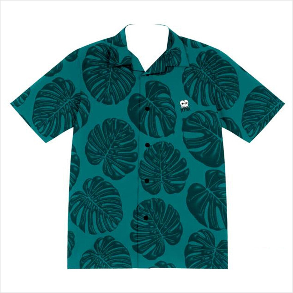 Pepperlive Merch Monstera Button Up Shirt Good Gifts For Boyfriend Gifts For Best Friend-1