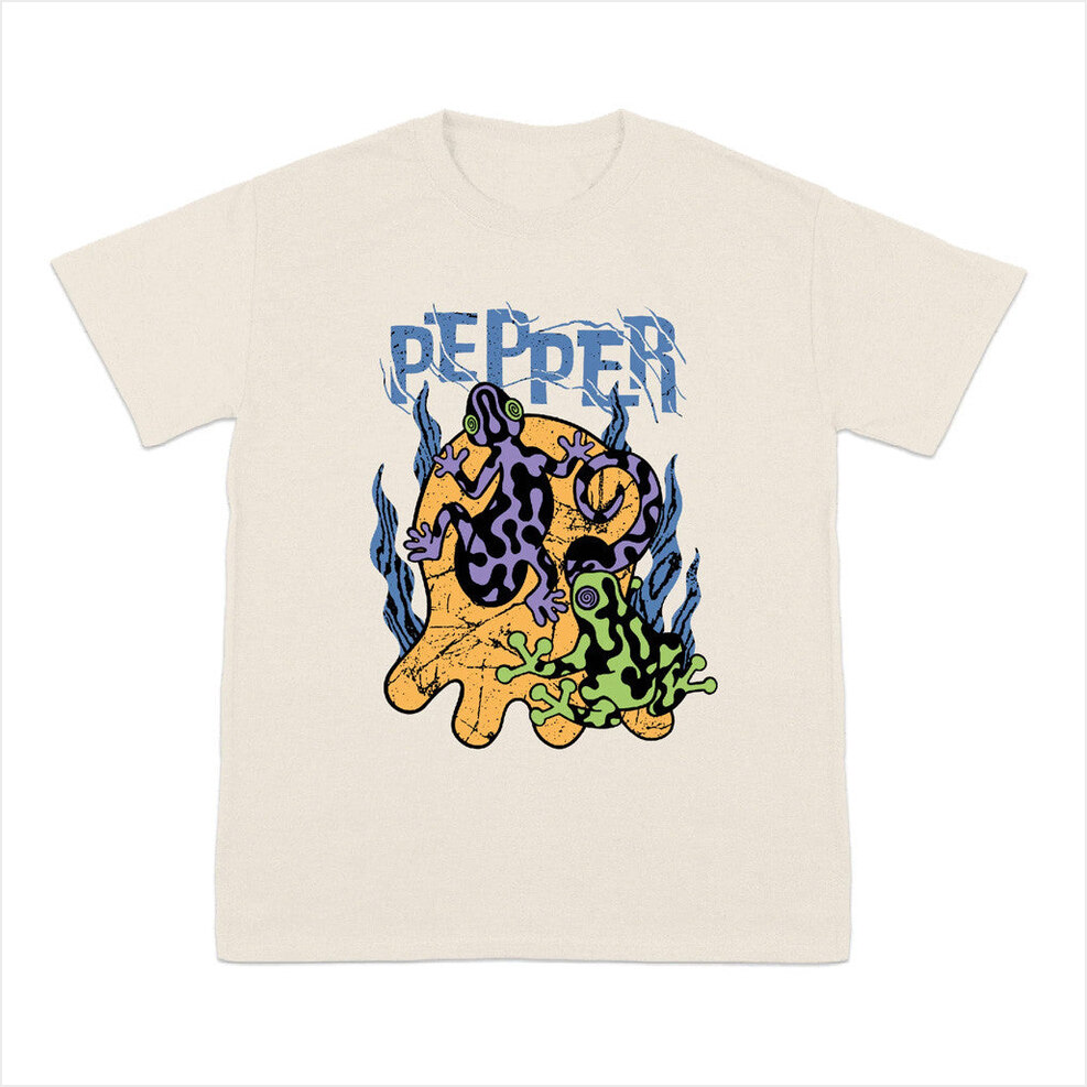 Pepperlive Merch Skullconuts Amphibians Natural T-Shirt Gifts For Girlfriend Gifts For Friends-1