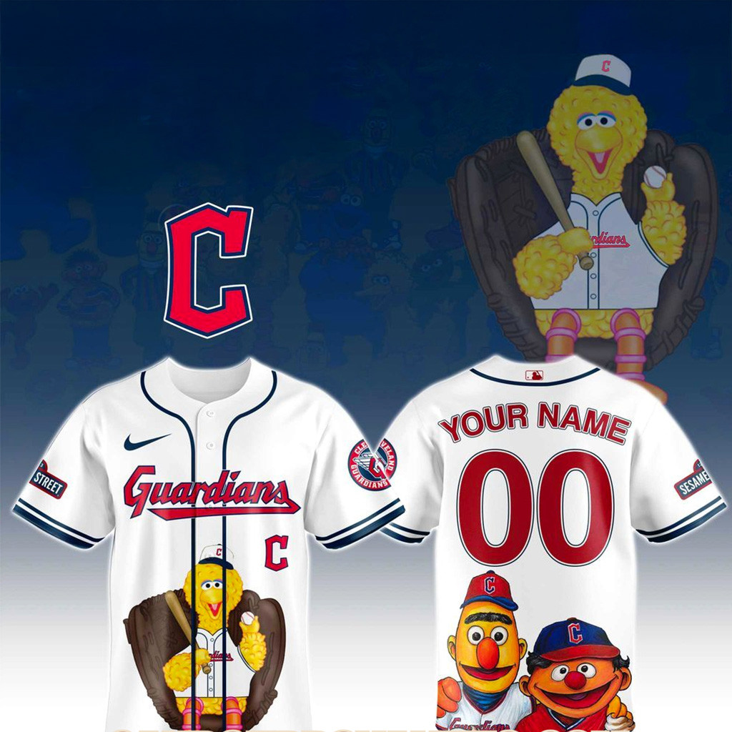 Personalize Cleveland Guardians X Seasame Jersey-1