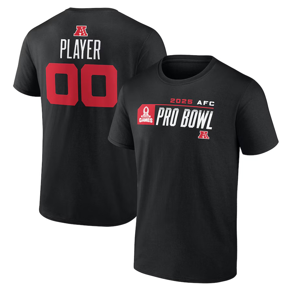 Personalized AFC 2025 Pro Bowl T-Shirt Gifts For Football Fan-1