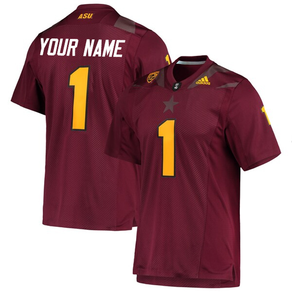 Personalized Adidas Arizona State Sun Devils Jersey Best Gifts For Football Fans-1