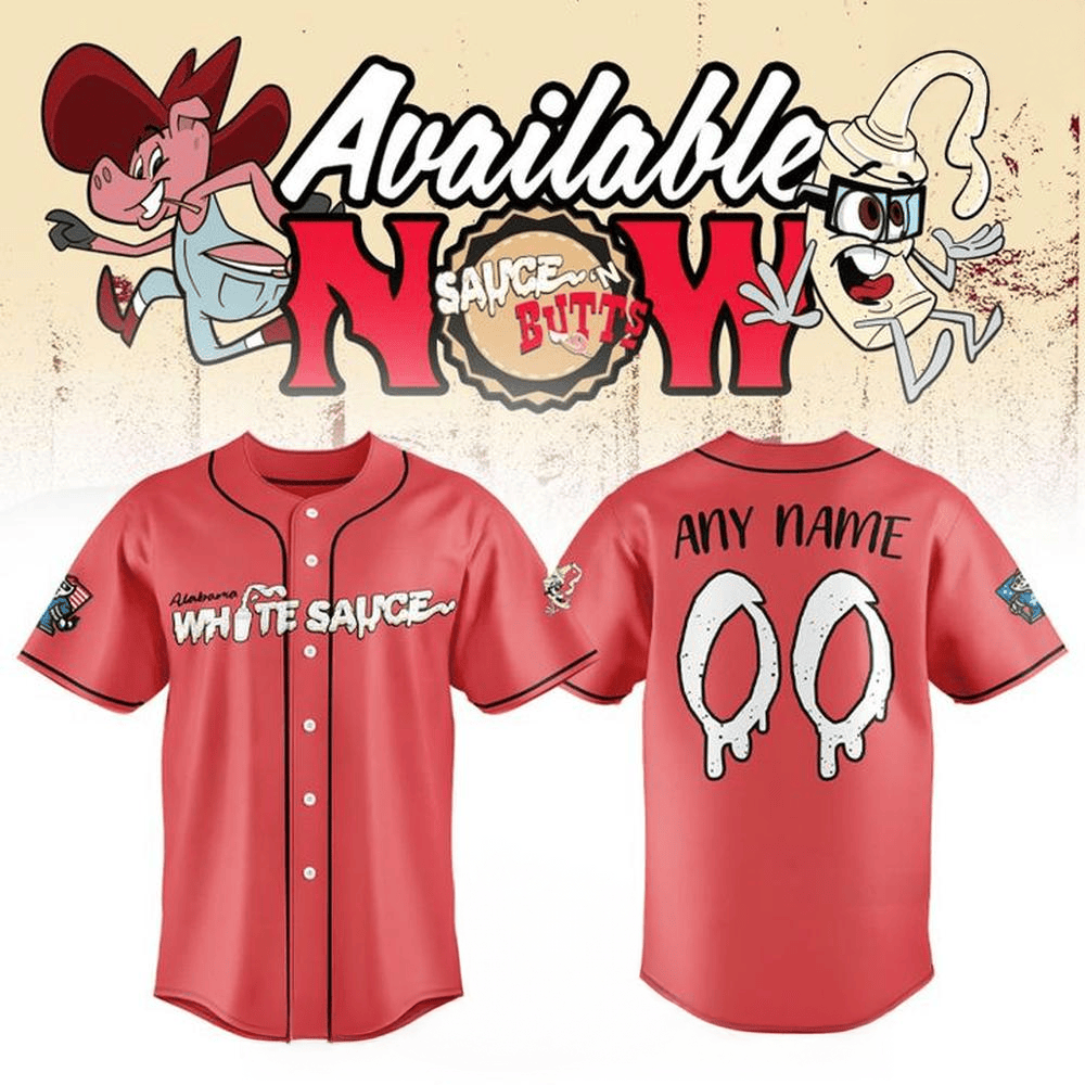 Personalized Alabama White Sauce 2025 Jersey Alabama Merch Father's Day Gifts For Husband-1