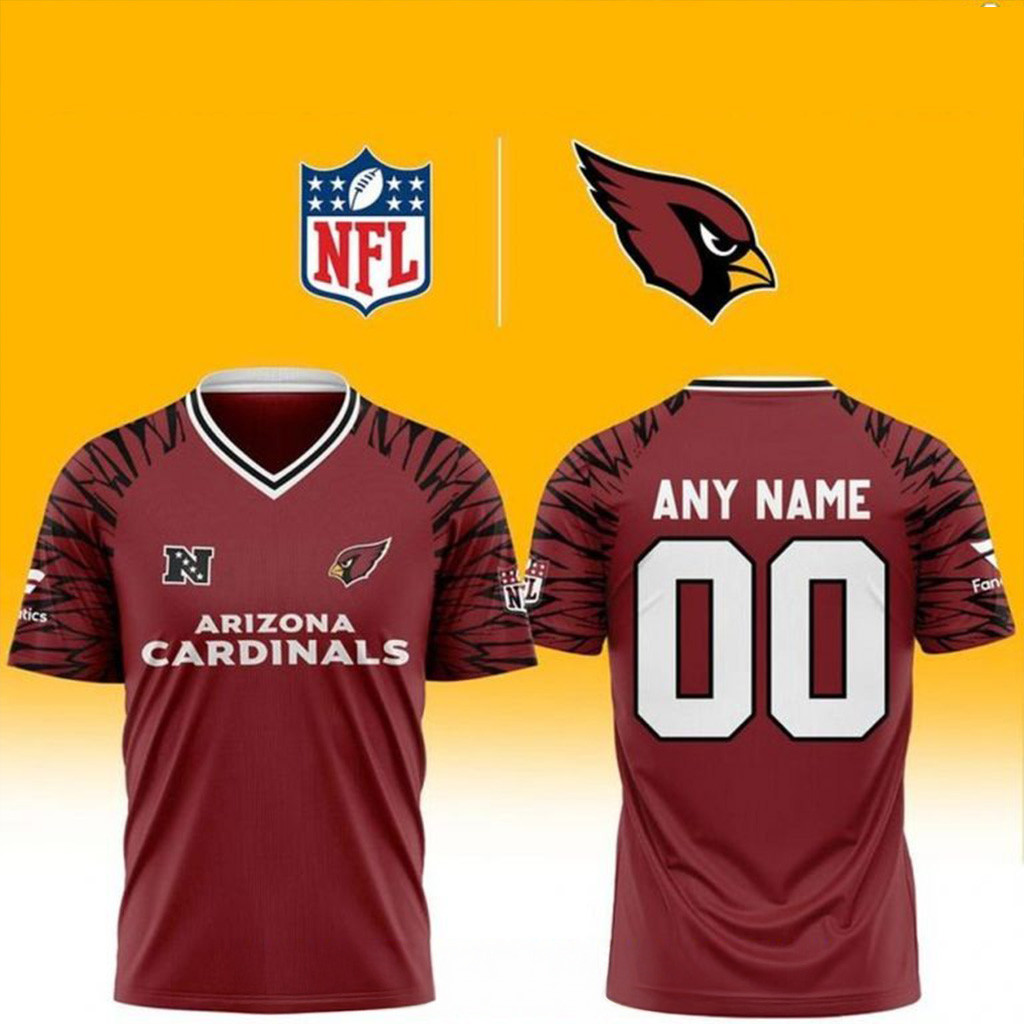 Personalized Arizona Cardinals 2025 NFL Soccer Jersey Arizona Cardinals Merch Him Gifts-1