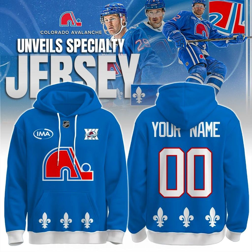 Personalized Avalanche x Nordiques Heritage Ice Hoodie Fan Merch Dad Christmas Gift Ideas-1
