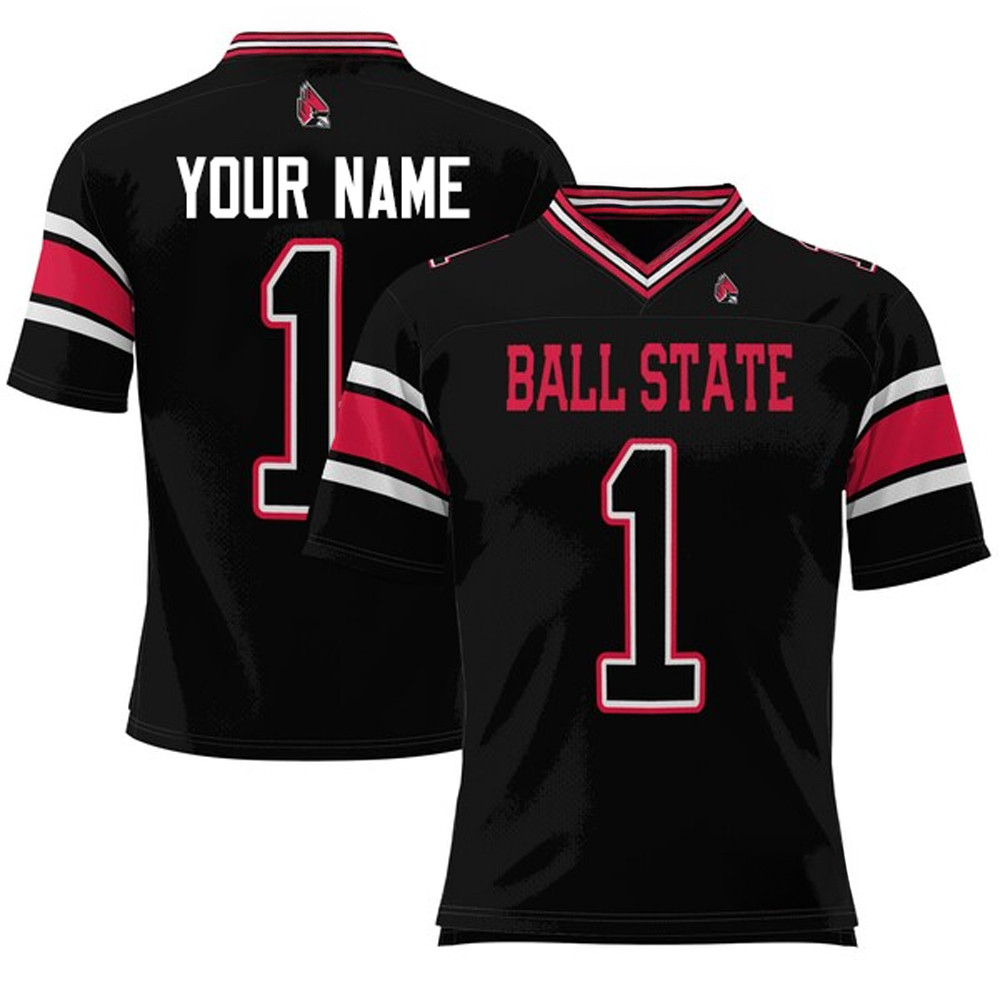 Personalized Ball State Cardinals Jersey Best Gifts For Football Fans-1
