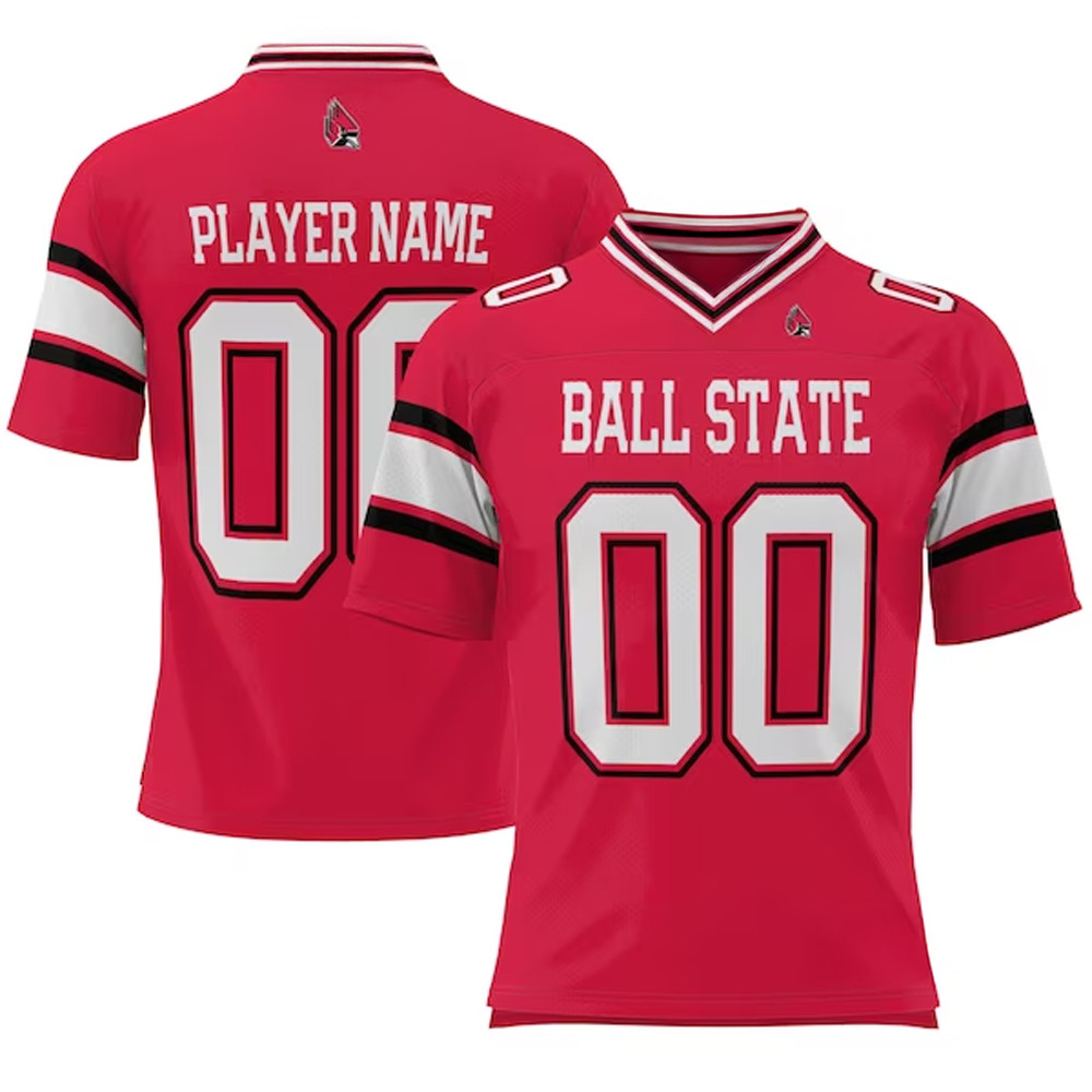 Personalized Ball State Cardinals Jersey Presents For Football Fans-1