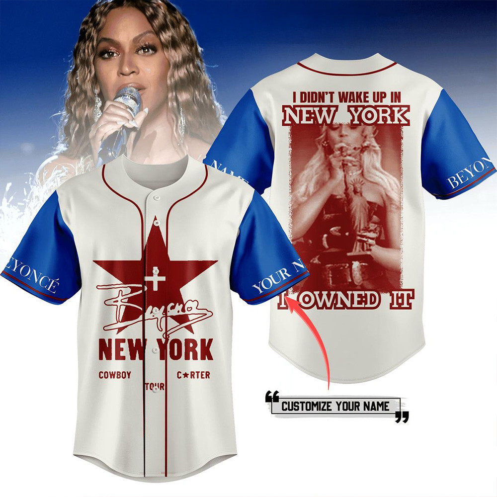 Personalized Beyonce Cowboy Carter Tour 2025 Baseball Jersey Beyonce Cowboy Merch Fans Gifts-1
