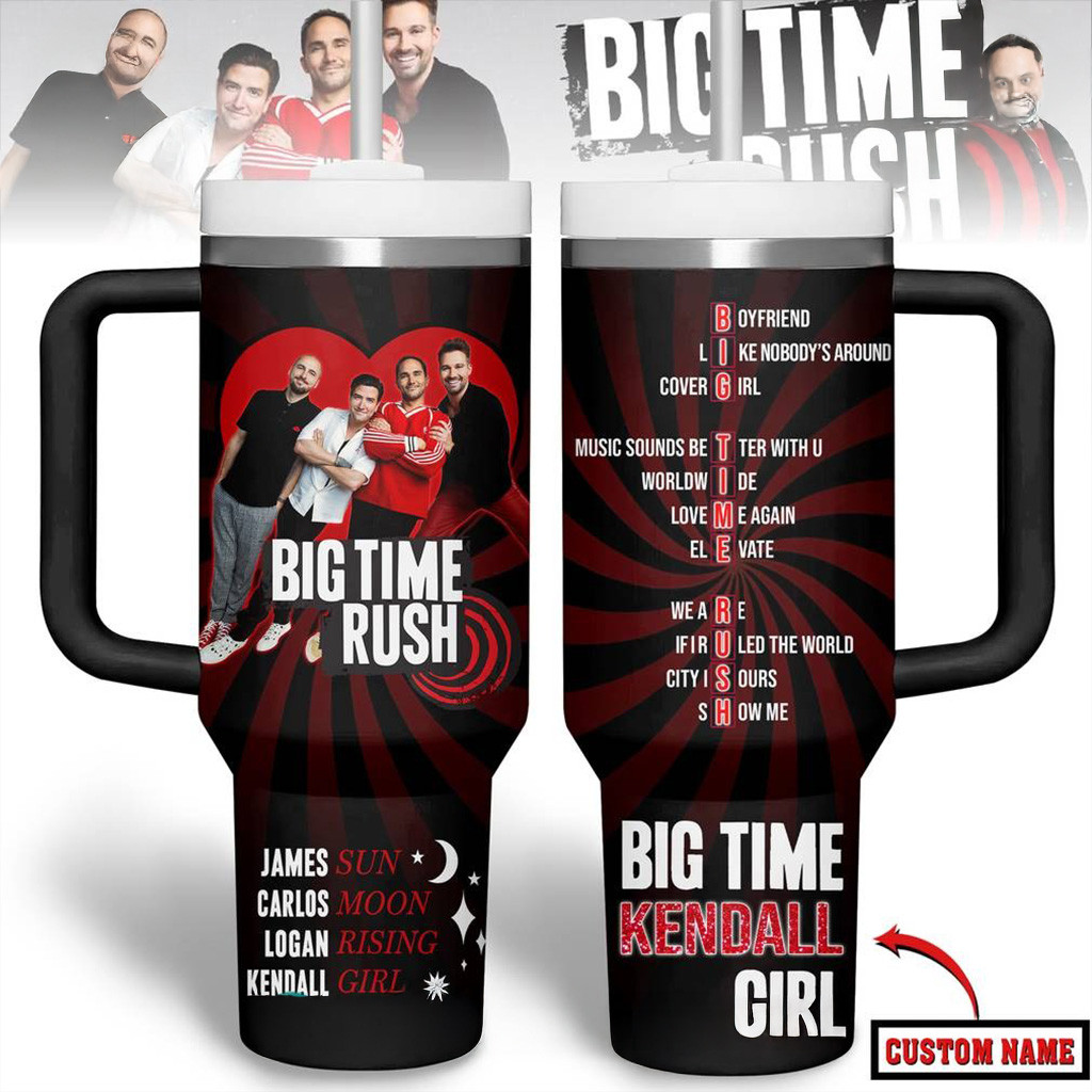 Personalized Big Time Rush Special Tumbler Fan Merch Gifts For Dad-1