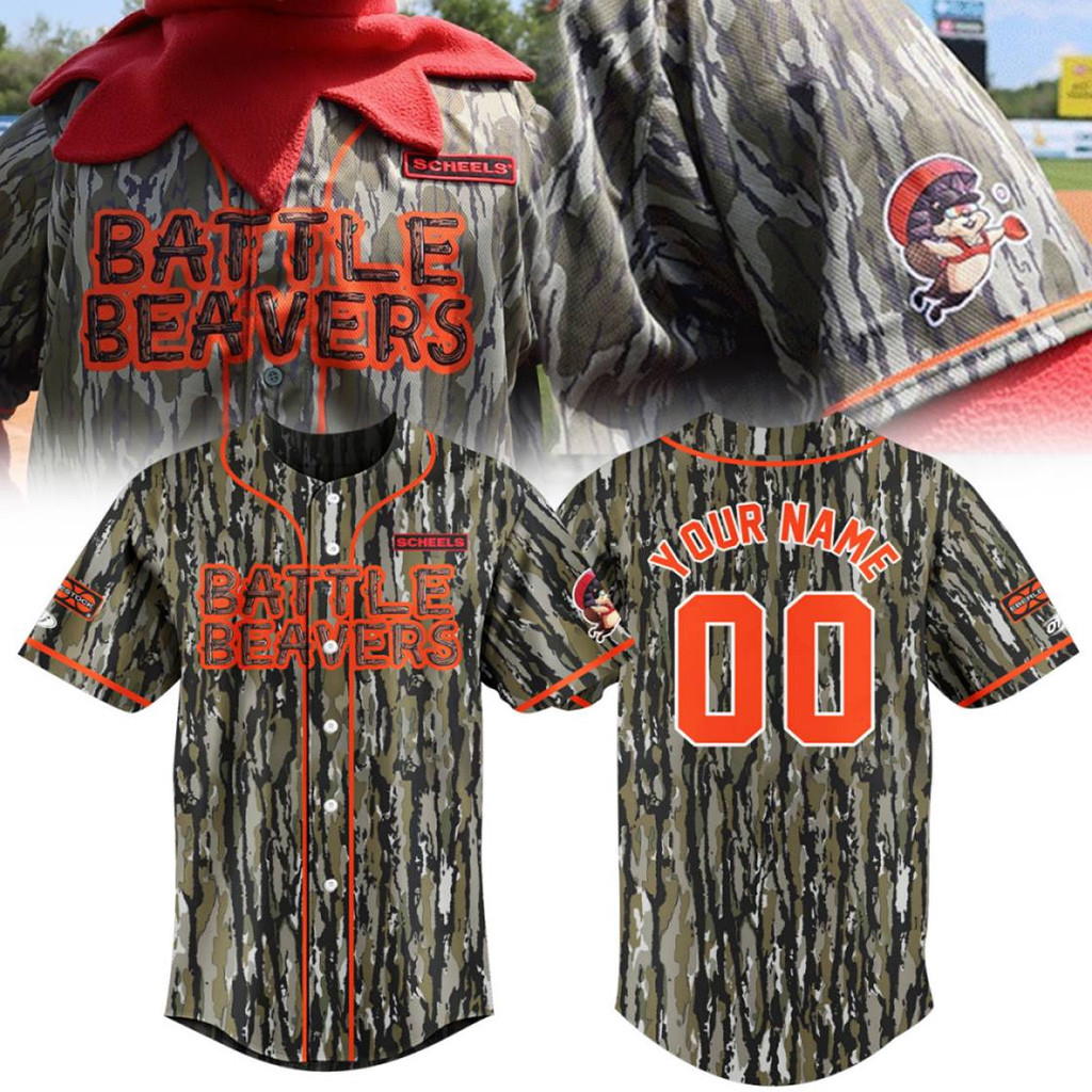 Personalized Boise Hawks Battle Camouflage Wildlife Special Baseball Jersey Boise Hawks Merch-1