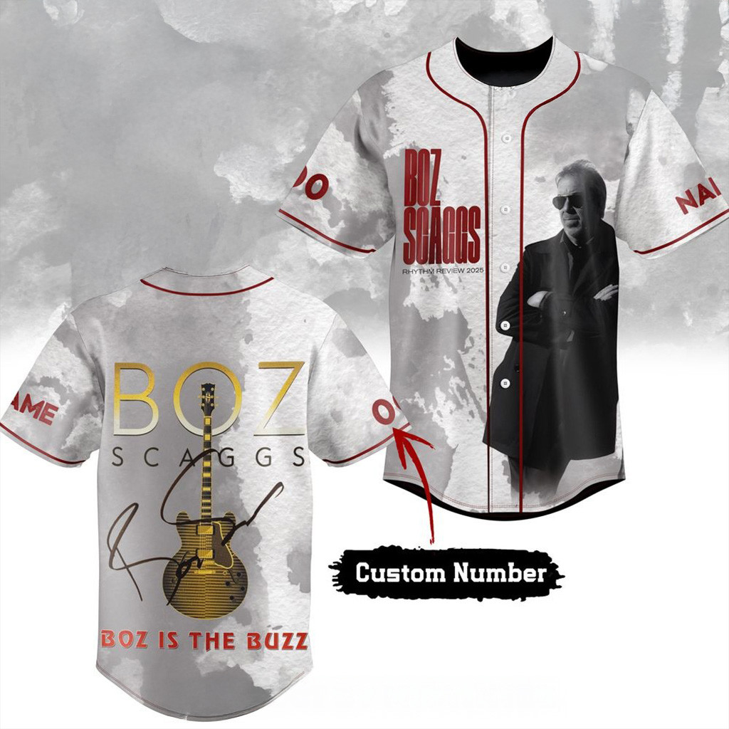 Personalized Boz Scaggs Rhythm Review 2025 Baseball Jersey Gift Ideas For Dad-1