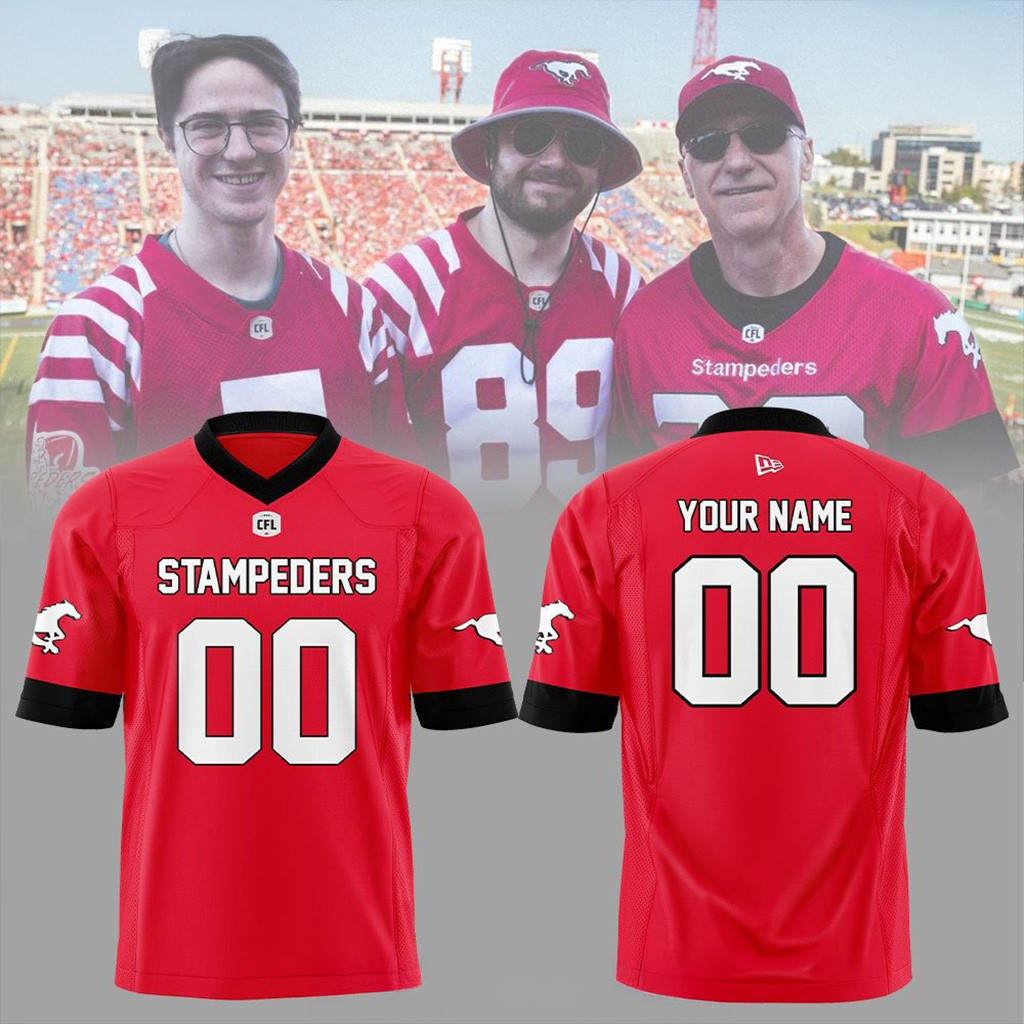 Personalized Calgary Stampeders CFL Football 2024 Jersey Calgary Stampeders Merch-1