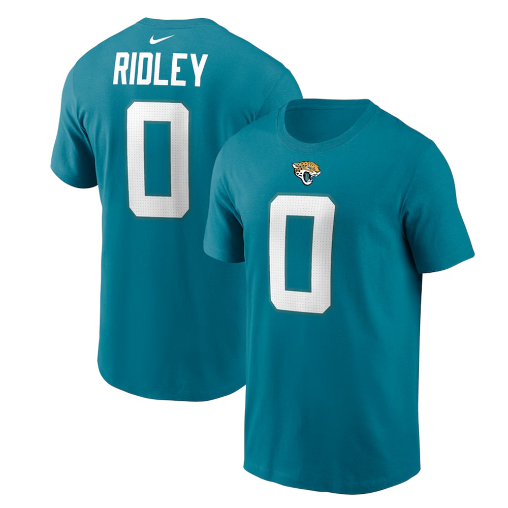 Personalized Calvin Ridley Jacksonville Jaguars Nike T-Shirt Presents For Football Fans-1