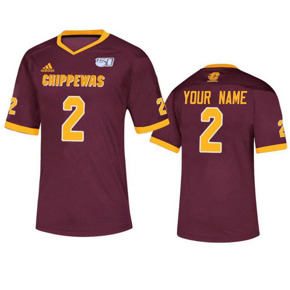 Personalized Central Michigan Chippewas Jersey Presents For Football Lovers-1