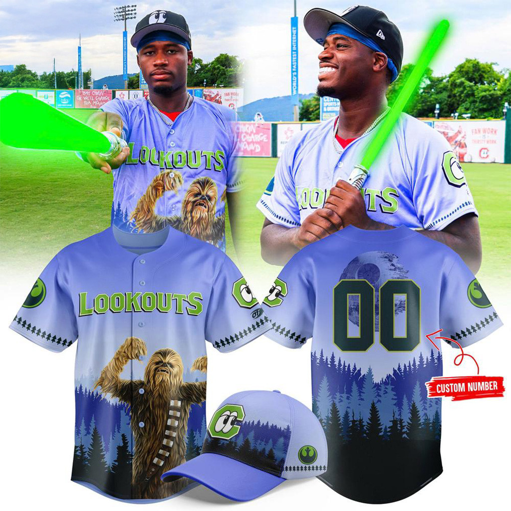 Personalized Chattanooga Lookouts Star Wars Baseball Jersey Chattanooga Lookouts Merch-1
