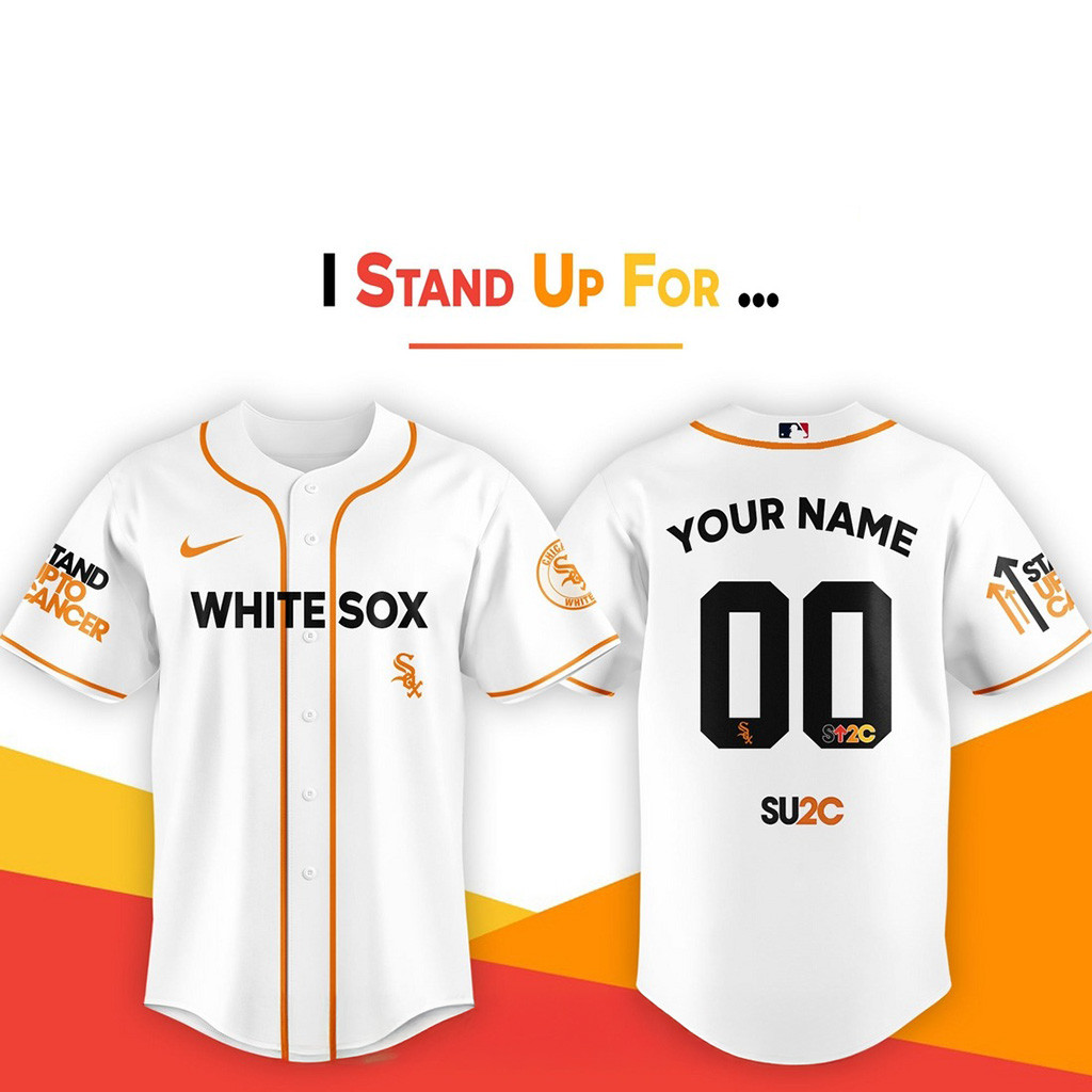Personalized Chicago White Sox X Stand Up To Cancer 2025 Baseball Jersey White Sox Merch-1