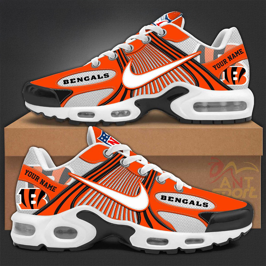 Personalized Cincinnati Bengals New Season 2025 Air Max Shoes Cincinnati Bengals Merch Him Gifts-1