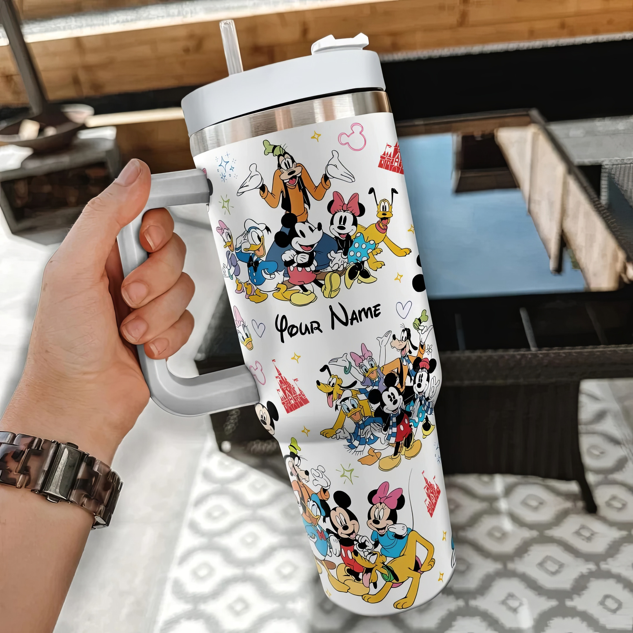 Personalized DN Mouse And Friends Colorful Tumbler Gifts For Friends-1 Personalized DN Mouse And Friends Colorful Tumbler Gifts For Friends-1