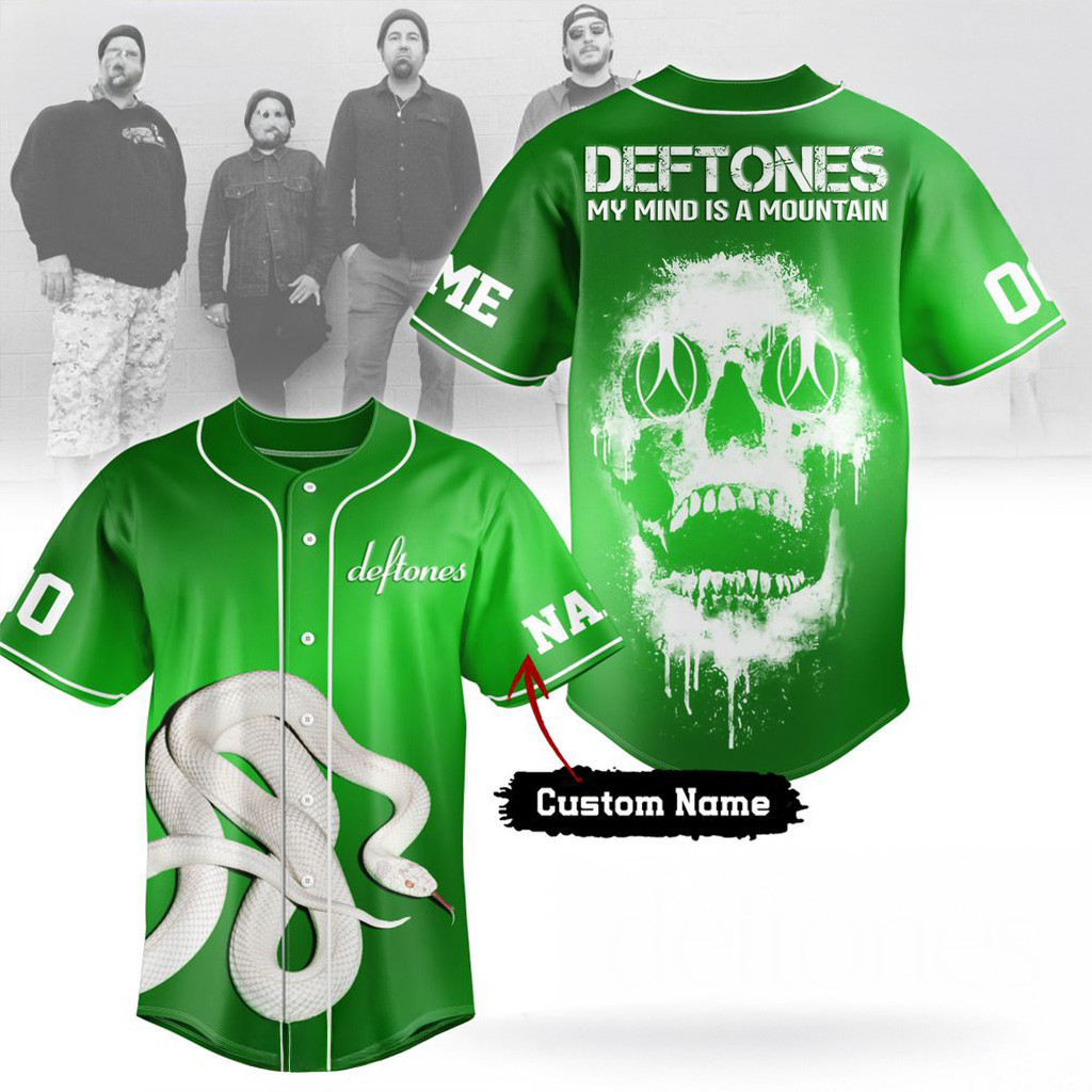 Personalized Deftones My Mind Is A Mountain 2025 Special Baseball Jersey Fan Merch Him Gifts-1