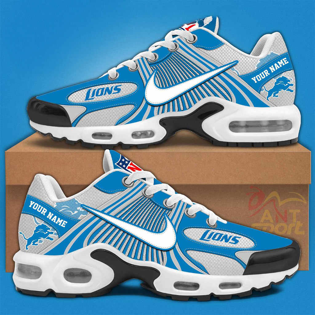 Personalized Detroit Lions New Season 2025 Air Max Shoes Detroit Lions Merch Husband Gifts-1