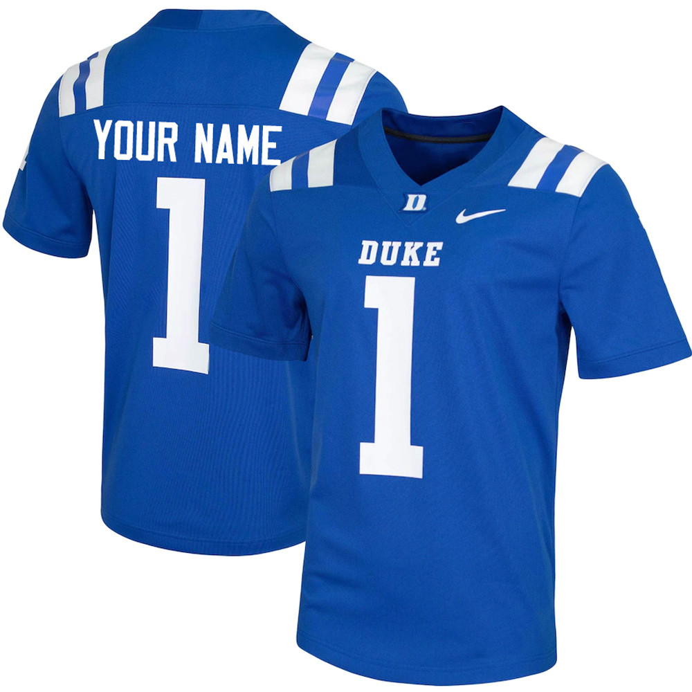 Personalized Duke Blue Devils Jersey Presents For Football Fans-1