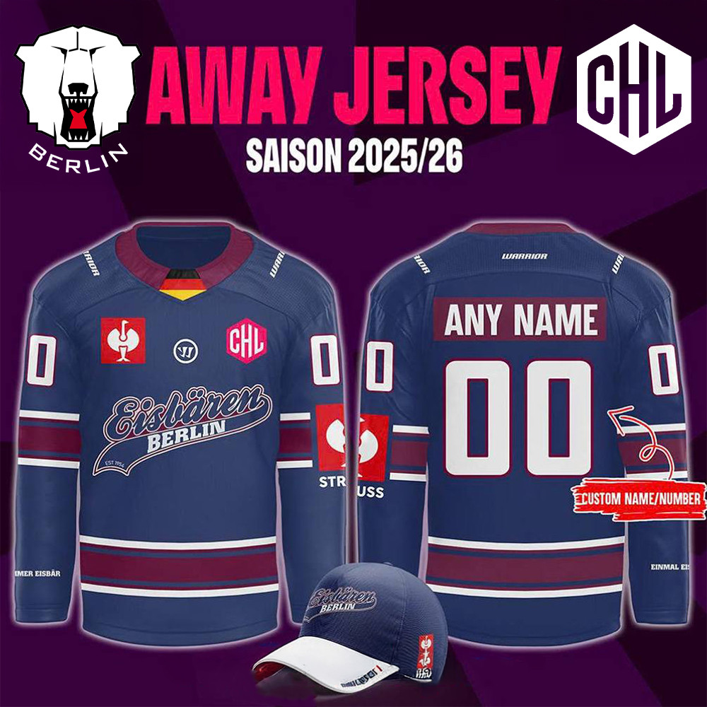 Personalized Eisbaren Berlin New Season 2526 Hockey Jersey Fan Merch Husband Gifts-1