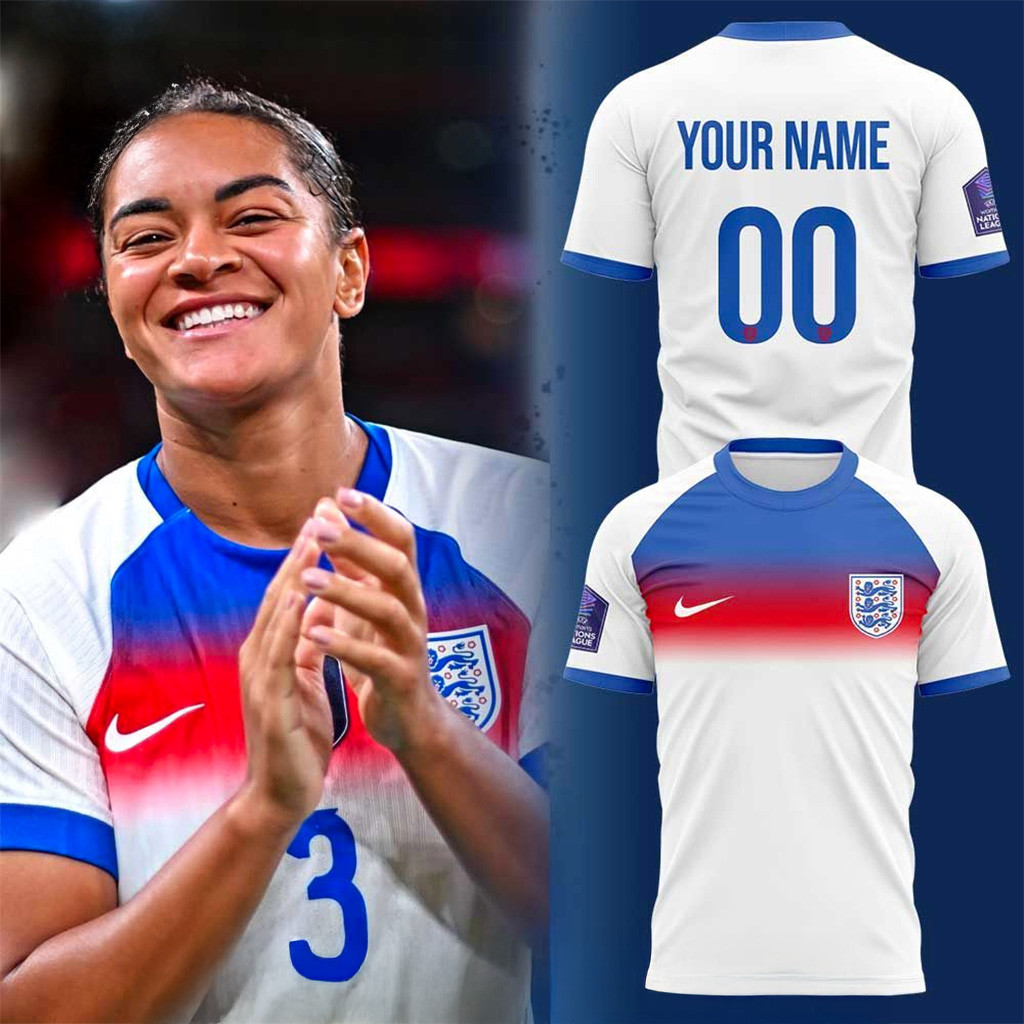 Personalized England 2025 Stadium Home Shirt Fan Merch Gifts For Husband-1