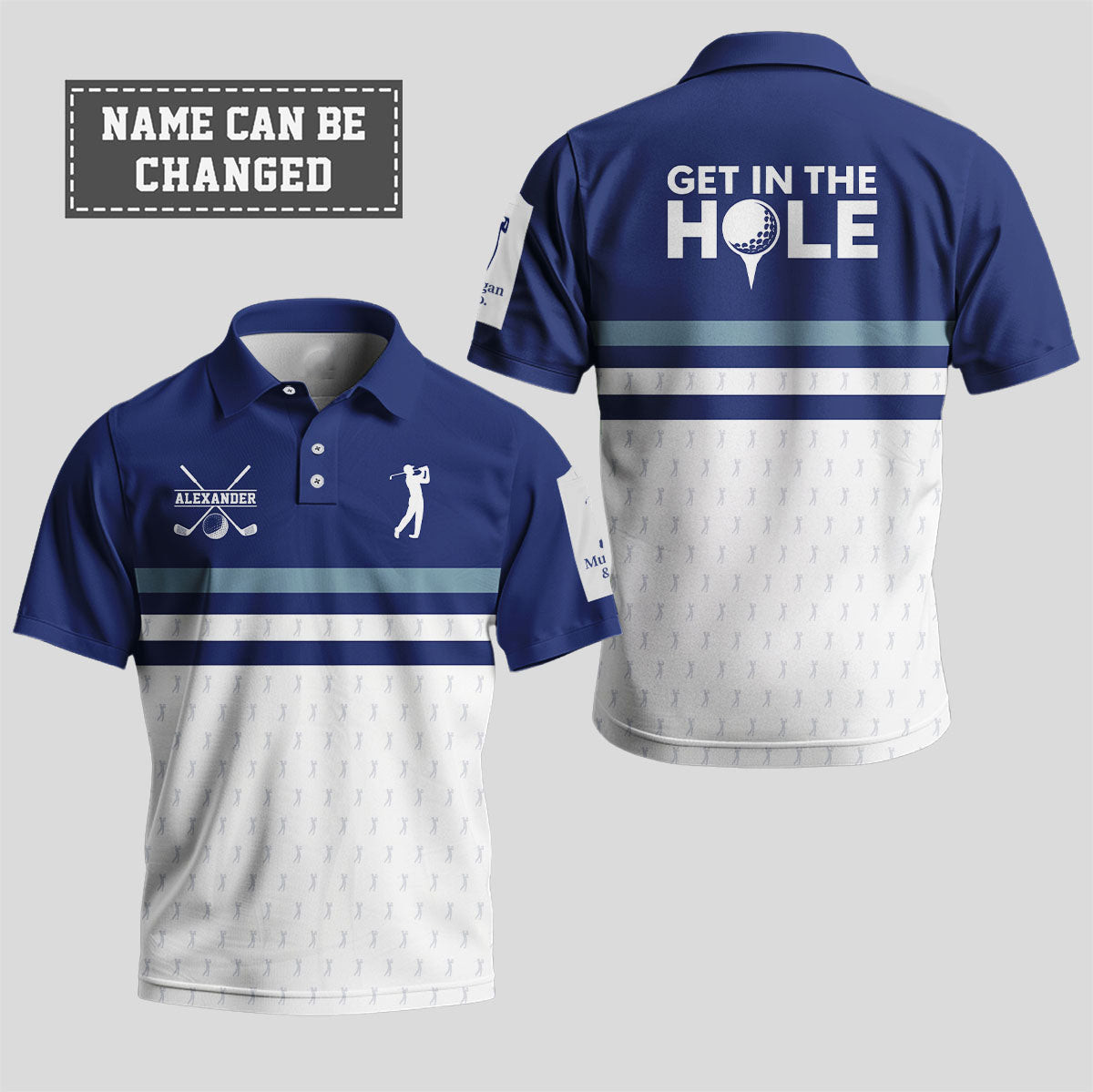 Personalized Golf Get In The Hole Polo Shirt Gifts For The Golfer Who Has Everything-1
