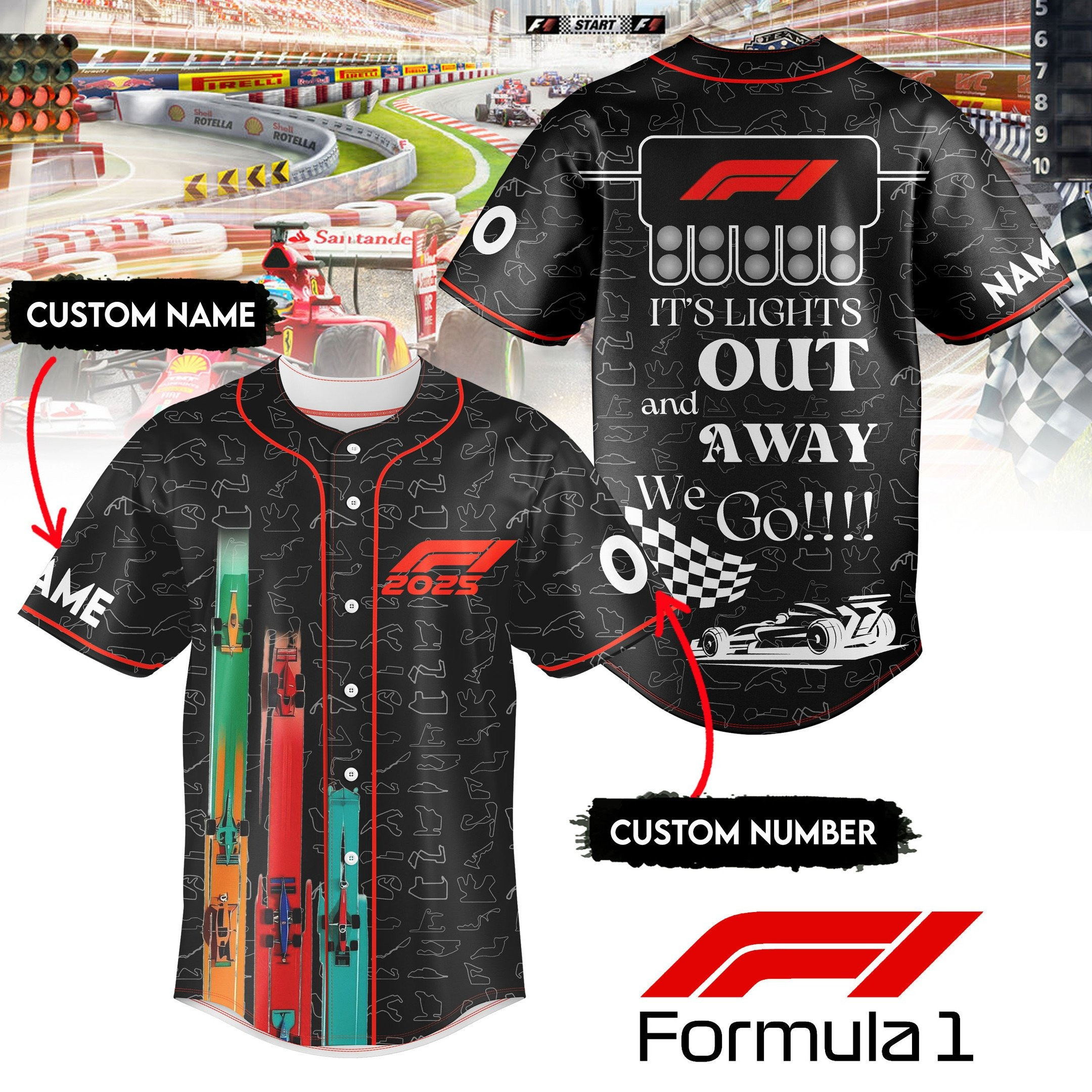 Personalized Grand Theft Auto Vi Game Baseball Jersey For Fan Useful Gifts For Dad-1