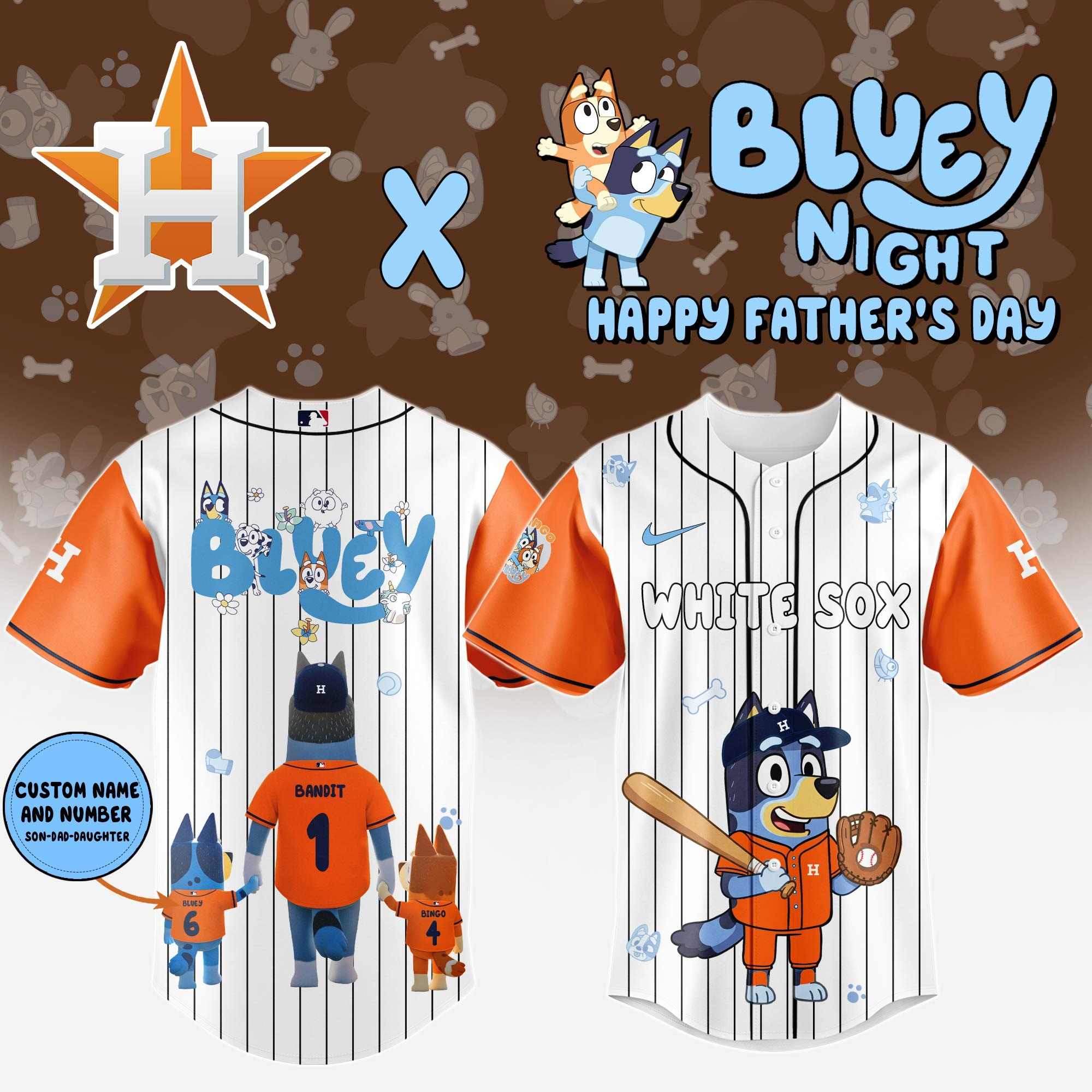 Personalized Houston Astros Happy Father's Day Limited Edition Jersey 2025 Houston Astros Merch-1