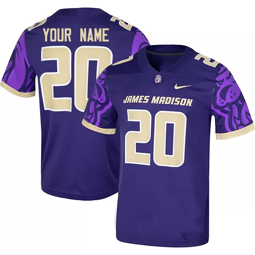 Personalized James Madison Dukes Jersey Unique Gifts For Football Lovers-1