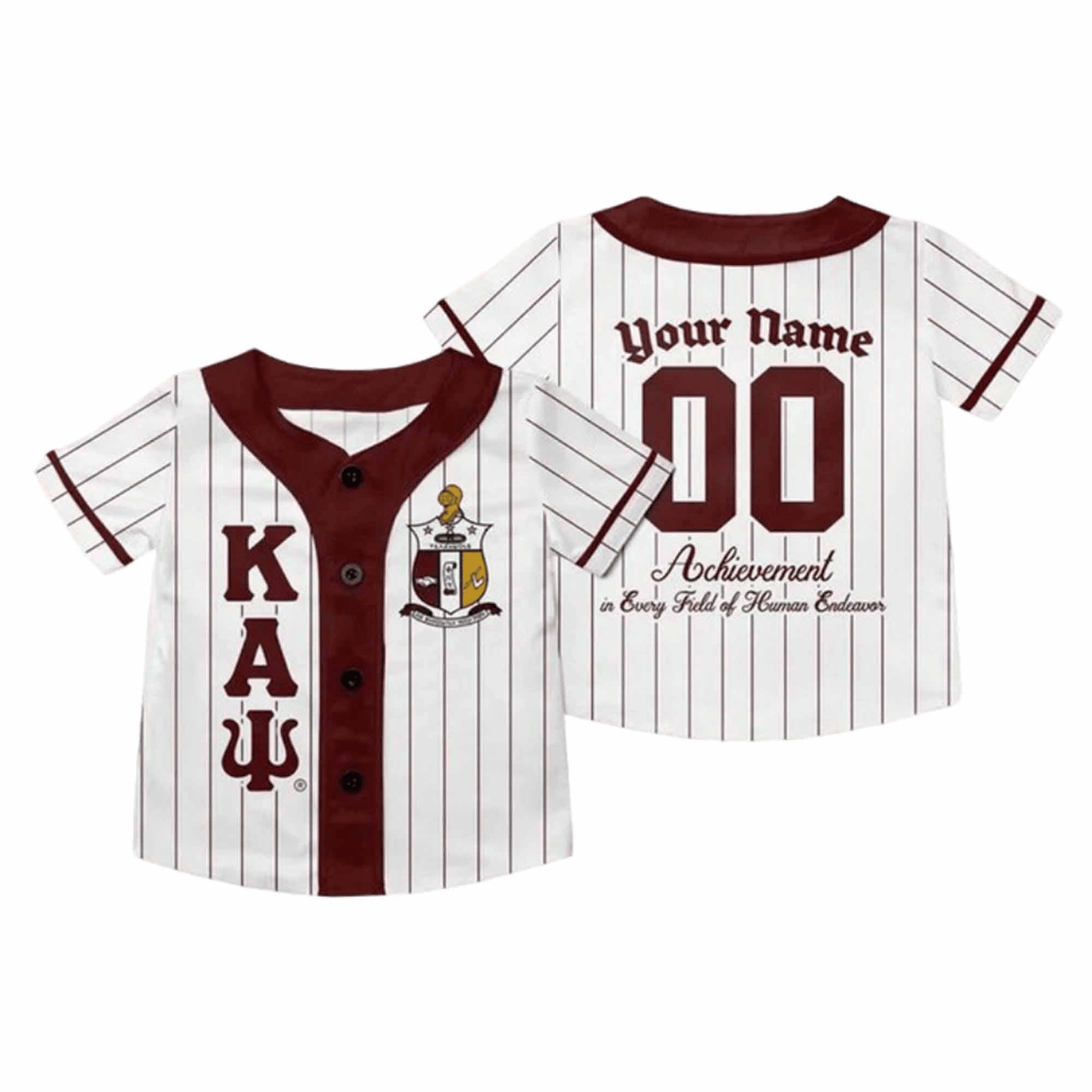Personalized Kappa Alpha Psi Fraternity Baseball Jersey Gifts For Dad-1