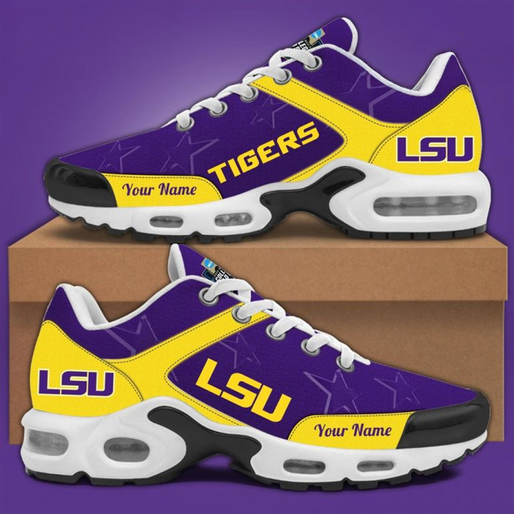 Personalized LSU Tigers Air Max Plus Sneakers 2025 LSU Tigers Merch Football Gifts For Men-1