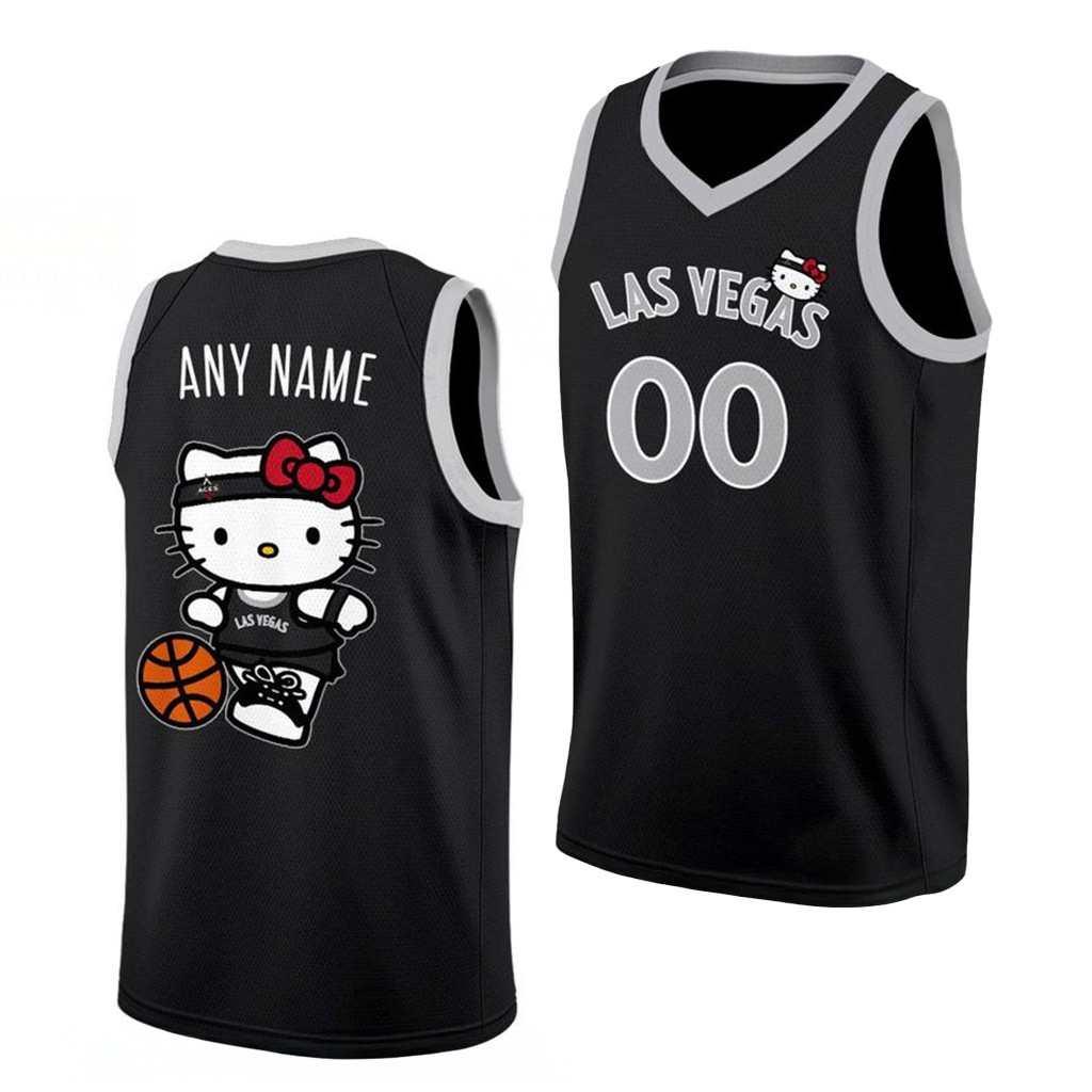 Personalized Las Vegas Aces Sweet Style Kitty Charm Basketball Jersey Gifts For Her-1