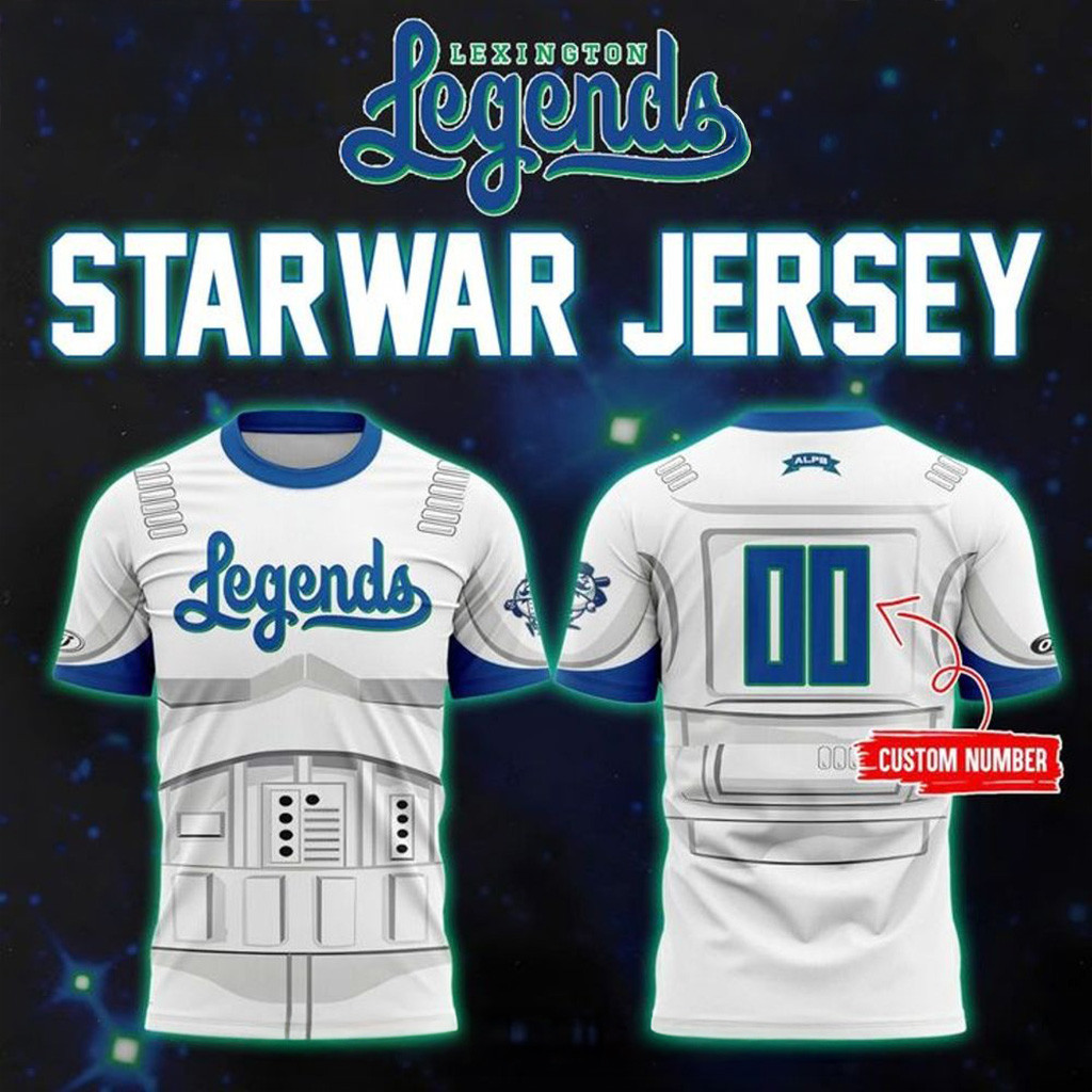 Personalized Lexington Legends X Star Wars 2025 T-Shirt Lexington Legends Merch For Fans-1