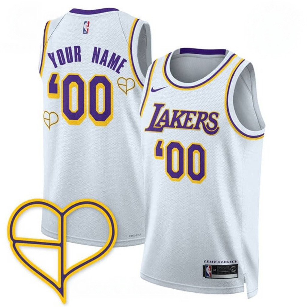 Personalized MLB Black Pink Merch Los Angeles Lakers x Blackpink World Tour 2025 Basketball Jersey-1