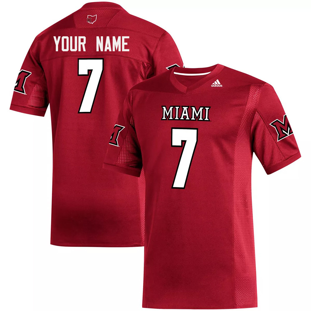 Personalized Miami Oh Redhawks Jersey Presents For Football Fans-1