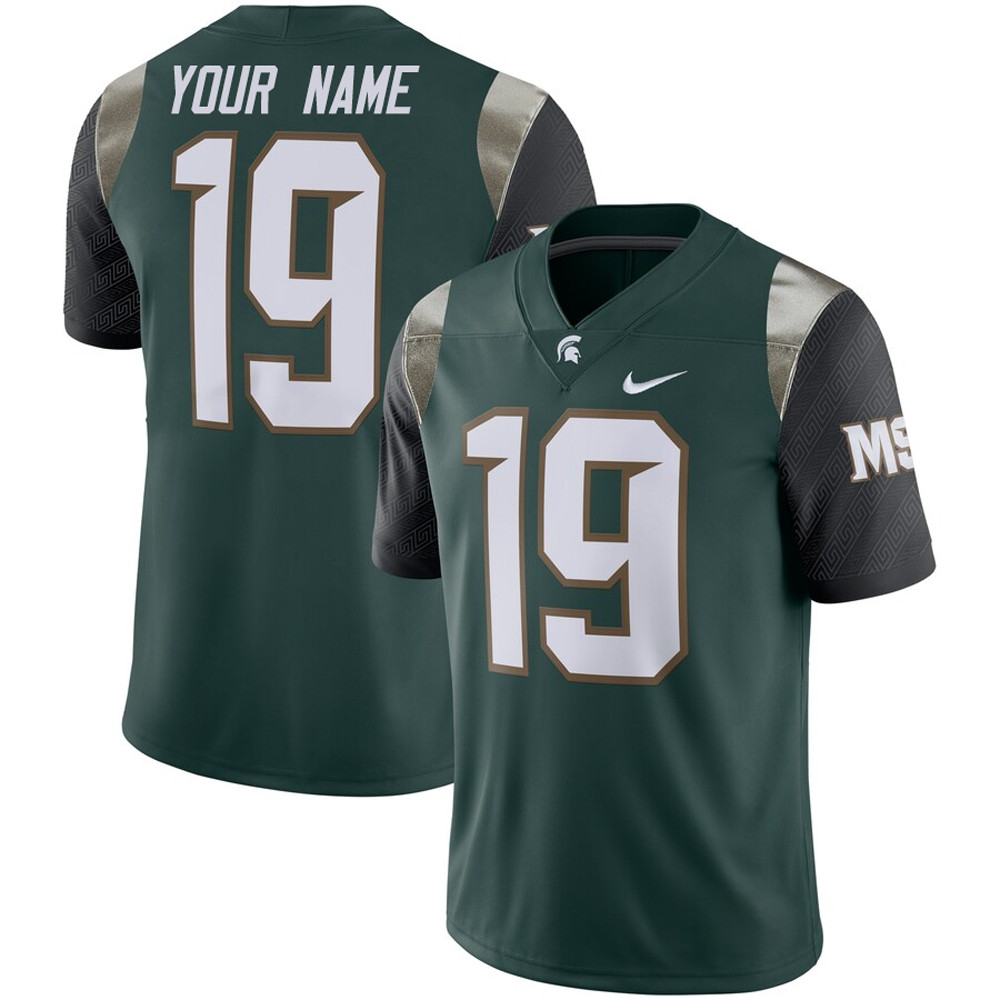 Personalized Michigan State Spartans Jersey Best Gifts For Football Fans-1