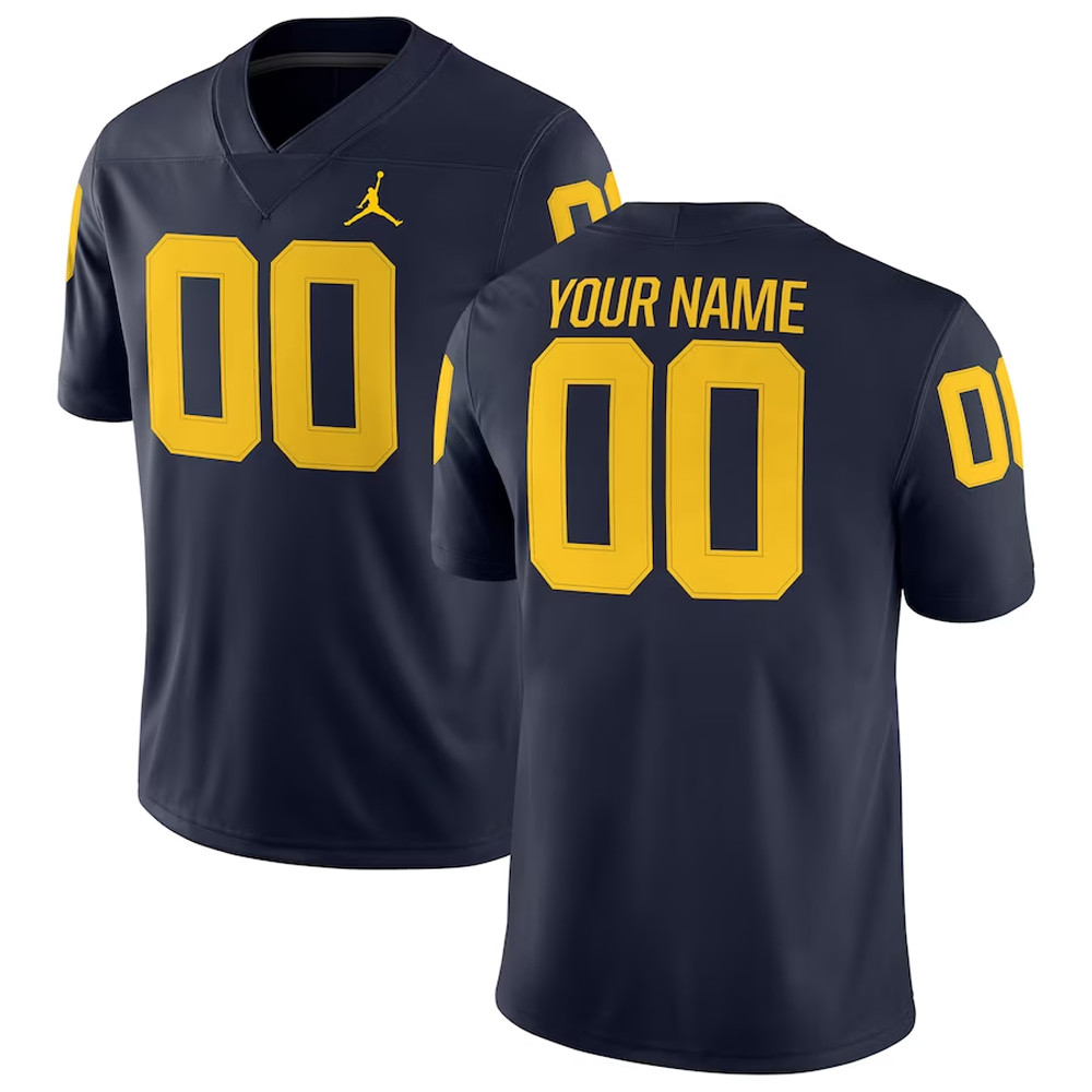 Personalized Michigan Wolverines Jersey Football Fan Gift Ideas-1
