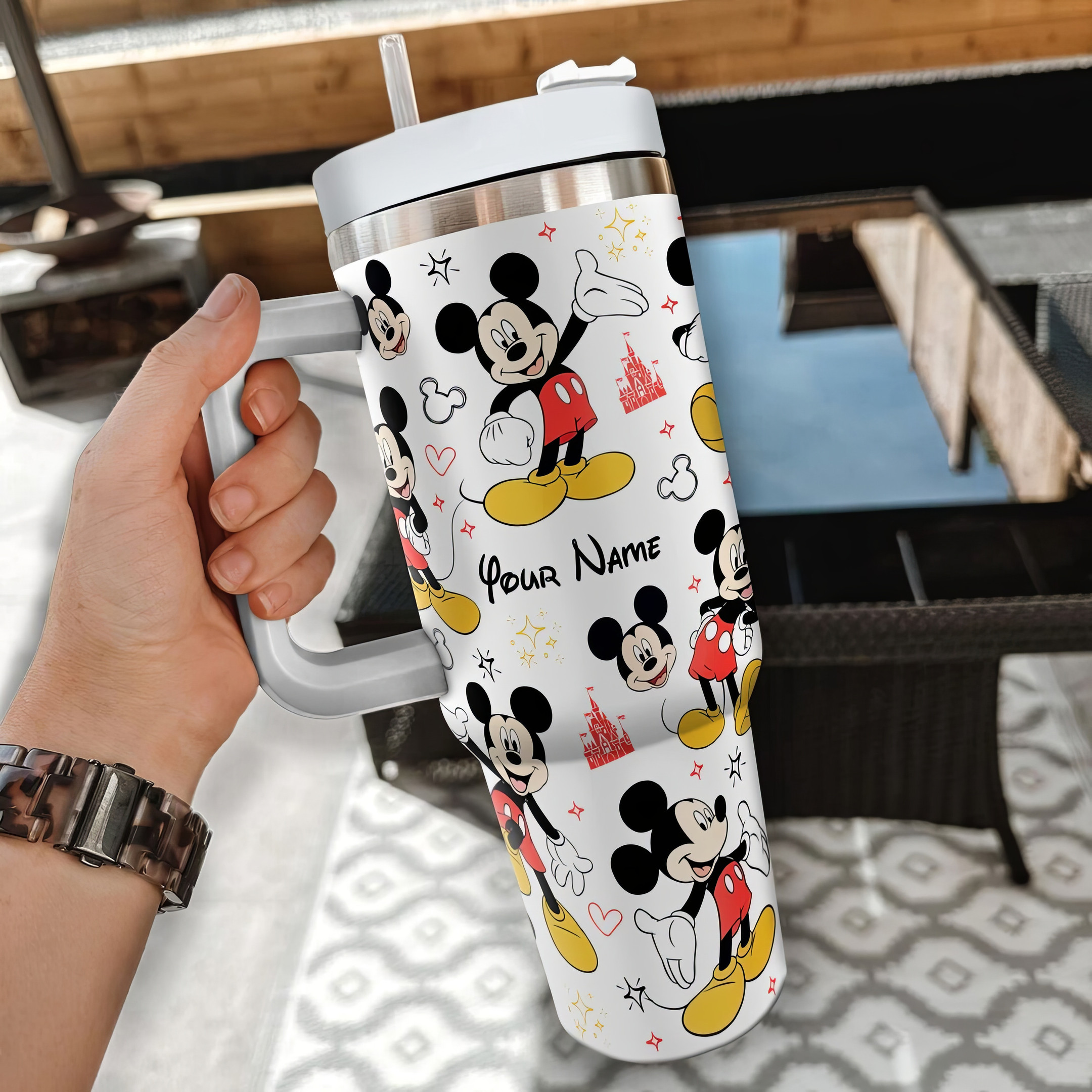 Personalized Mickey Mouse Disney Tumbler Cute Tumbler Gifts For Mickey Mouse Fans-1