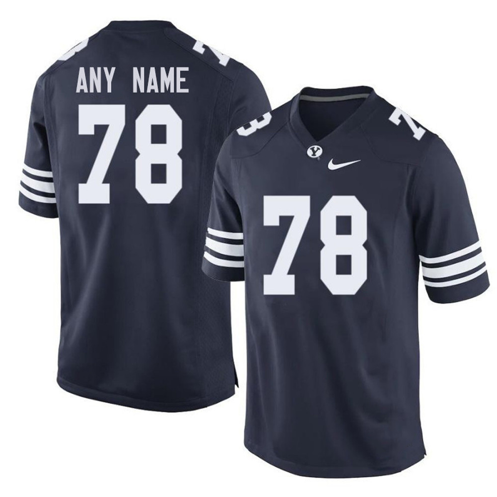 Personalized Navy Byu Cougars Alumni Jersey Presents For Football Lovers-1