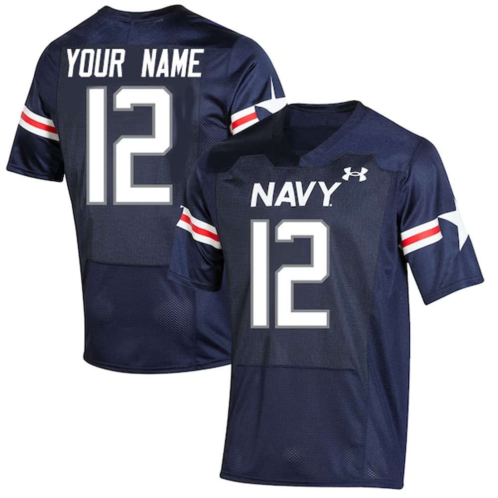 Personalized Navy Midshipmen Jersey Father's Day Presents From Daughter-1