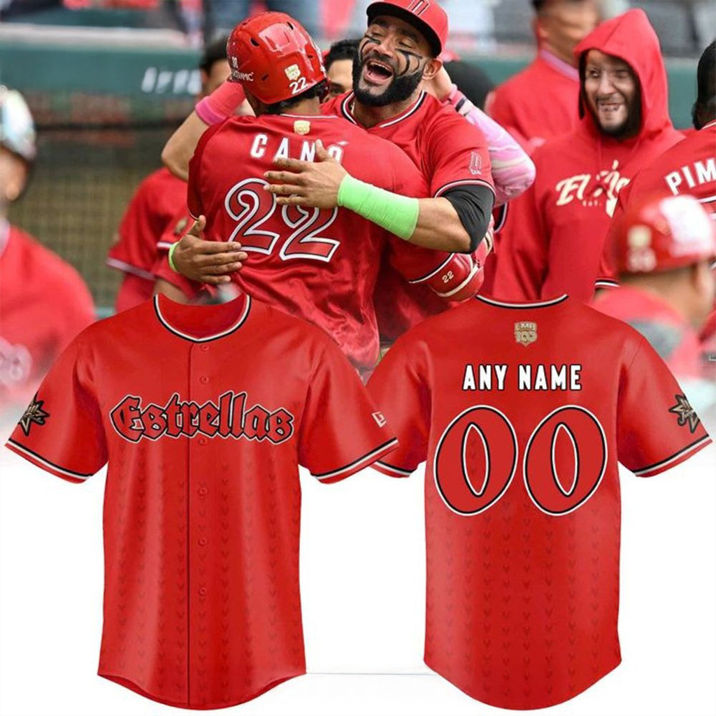 Personalized New Era LMB Diablos Rojos del Mexico Juego de Estrellas 2025 Hombre Jersey Men's-1