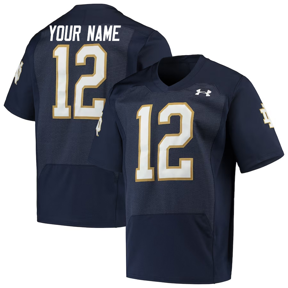 Personalized Notre Dame Fighting Irish Jersey Best Father's Day Gifts For Dad-1
