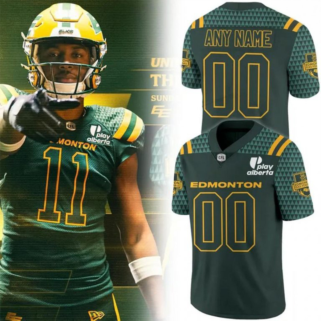 Personalized Official Edmonton Elks Bulletin New 2025 Football Jersey Fan Merch Dad Gifts-1