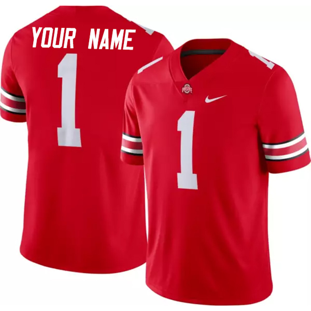 Personalized Ohio State Buckeyes Jersey Best Father's Day Gifts For Husband-1